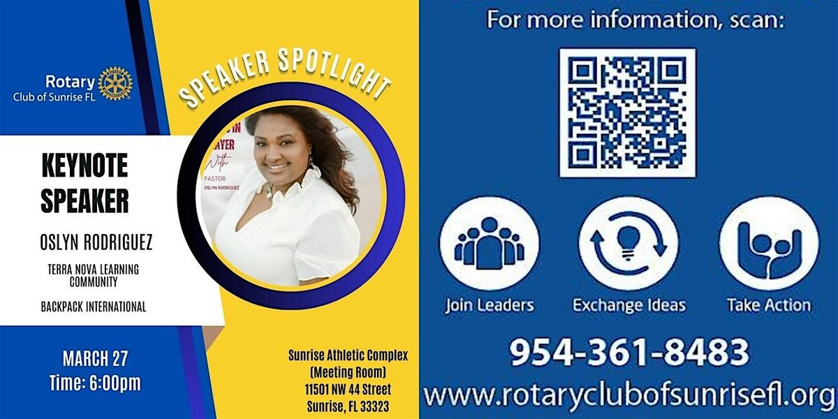 Rotary Club of Sunrise FL BiWeekly Meeting