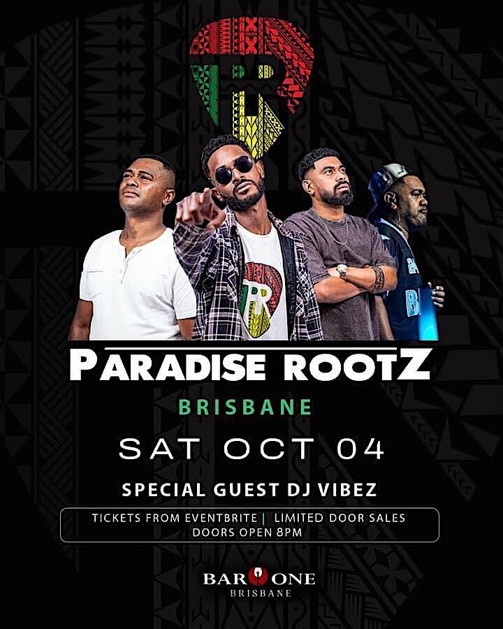 BAR ONE BRISBANE FT PARADISE ROOTZ