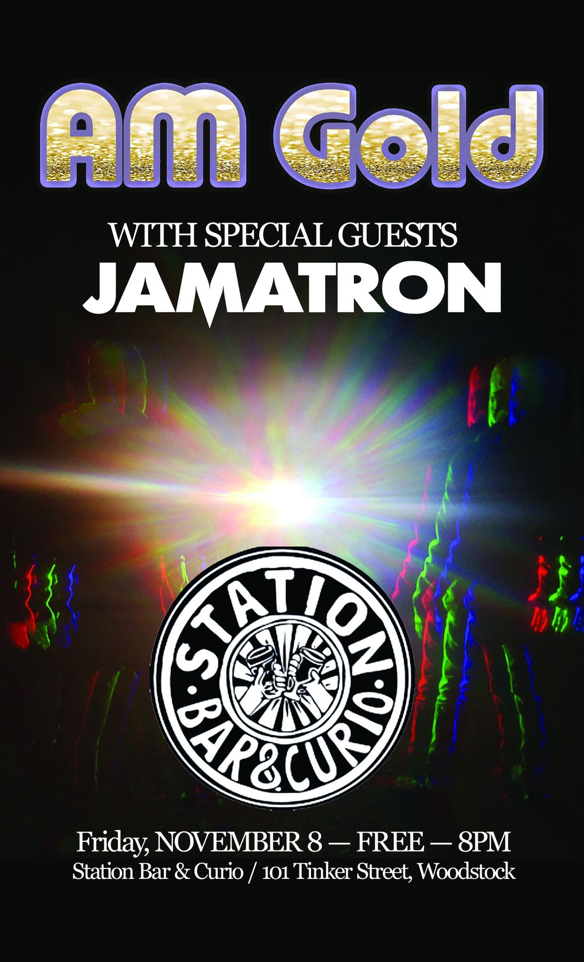 AM GOLD & JAMATRON AT THE STATION!