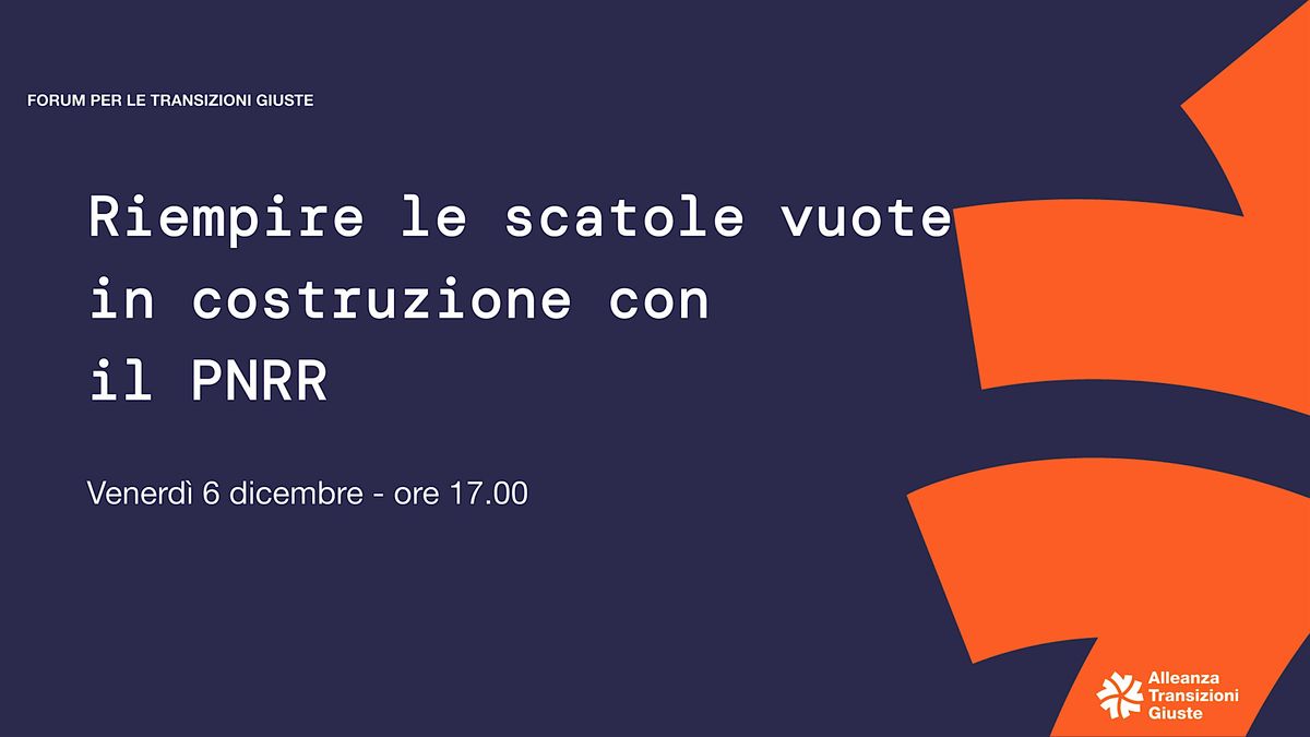 Riempire le scatole vuote in costruzione con il PNRR