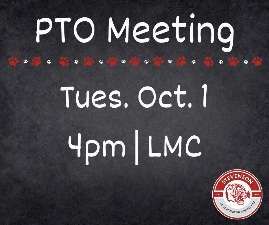 October PTO Meeting