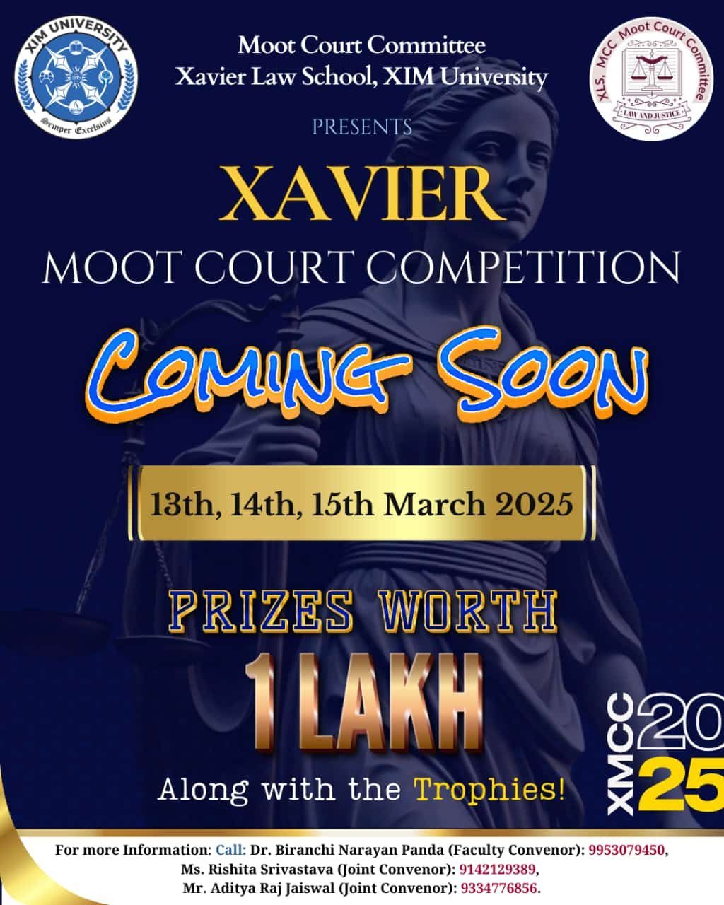 Xavier Moot Court Competition 2024-25