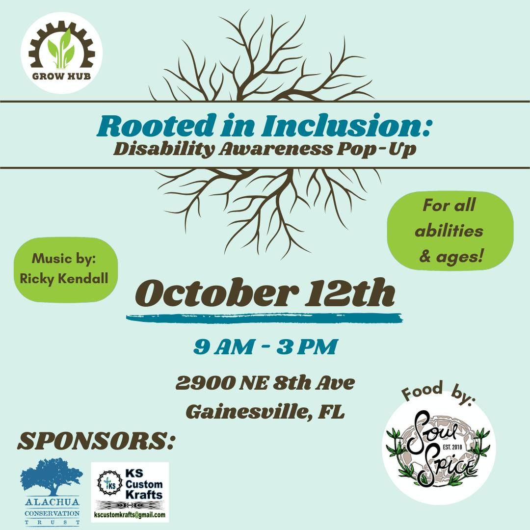 Rooted in Inclusion: Disability Awareness Pop-Up!