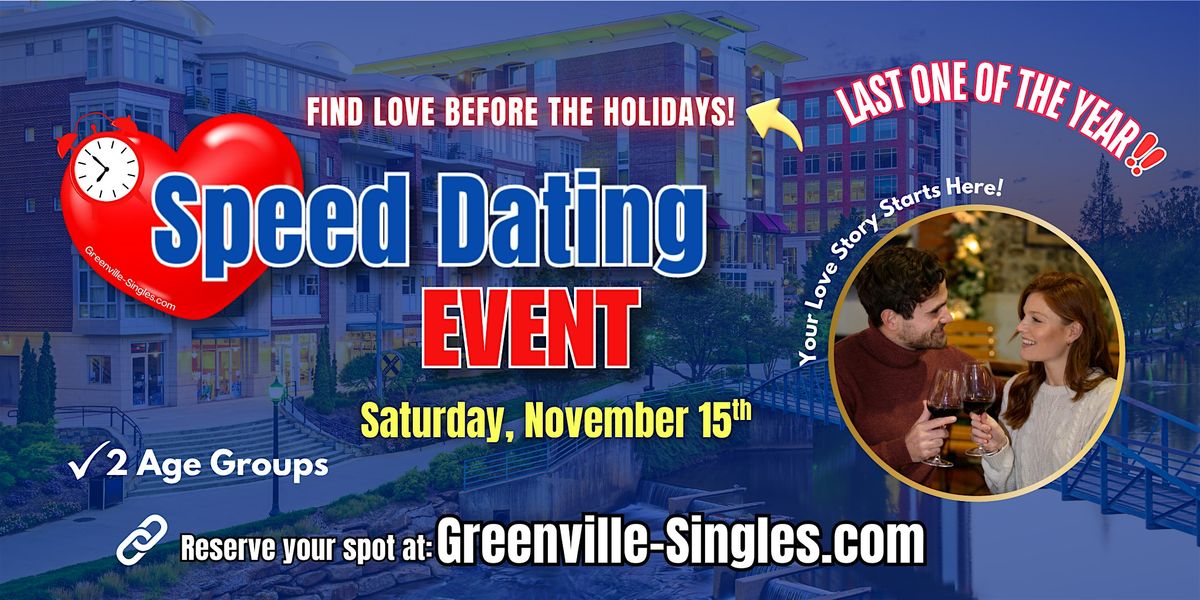 Speed Dating Event\u2014Find Love Before the Holidays! \u2764\ufe0f