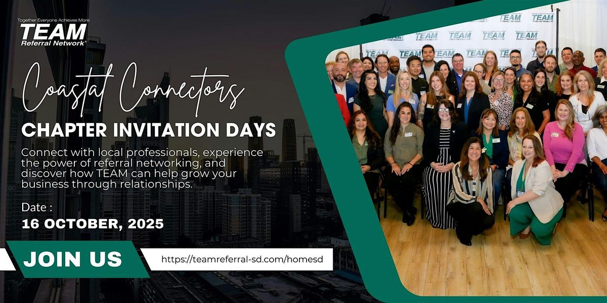 Invitation Day: Coastal Connectors Networking Event