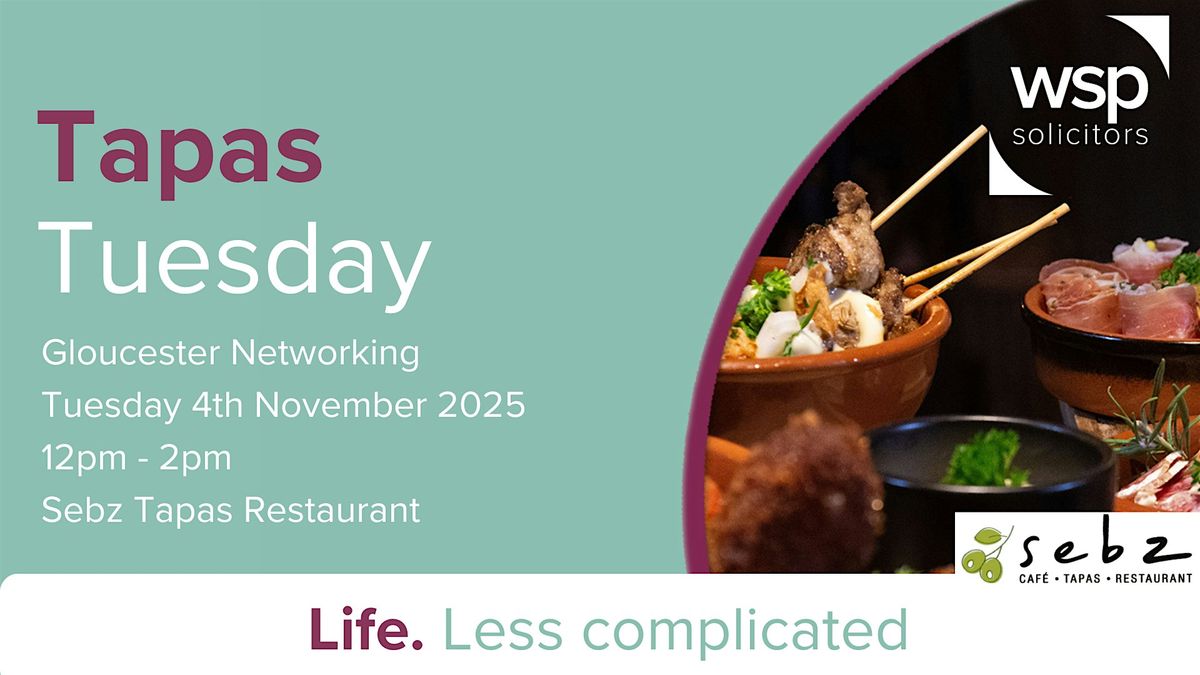 Tapas Tuesday - 4th November