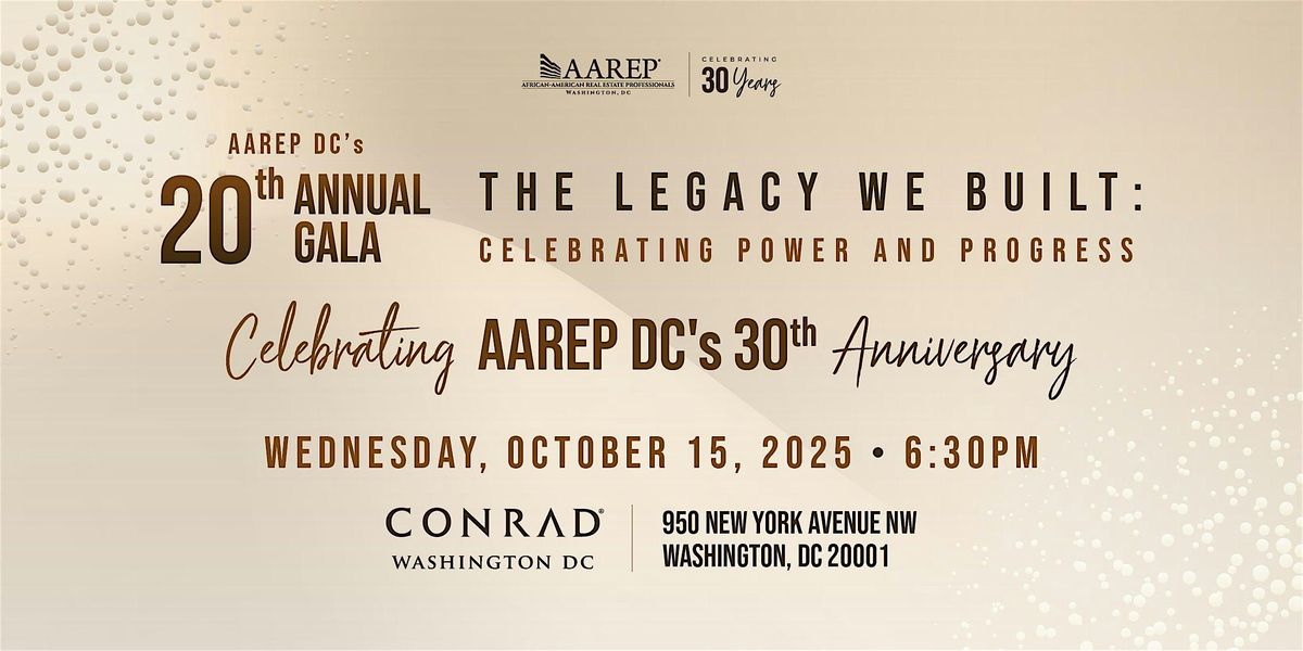 AAREP DC 20th Annual Gala