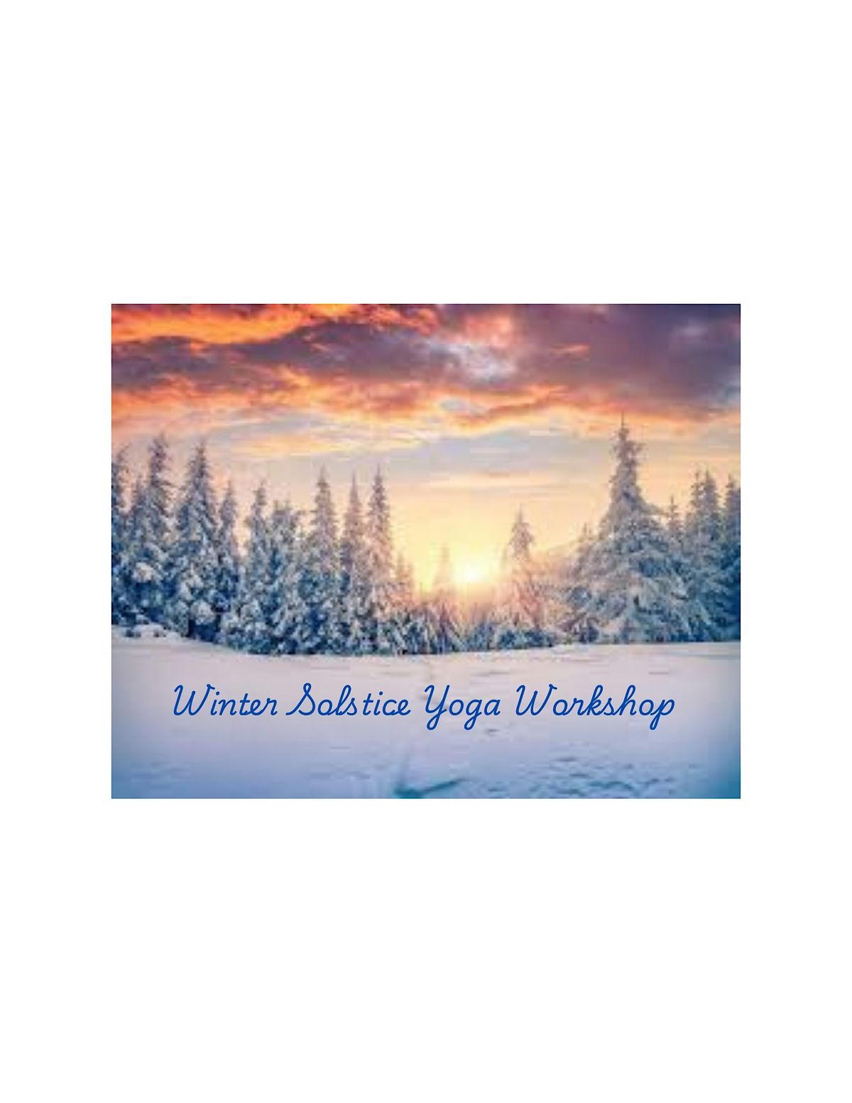 Winter Solstice Yoga Workshop