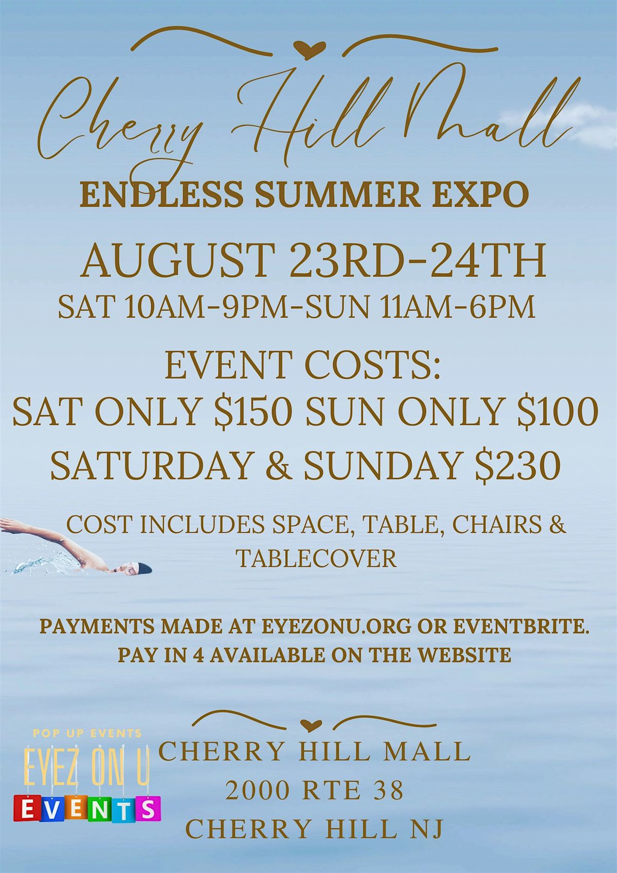 Cherry Hill Mall Endless Summer Expo Vendor Event