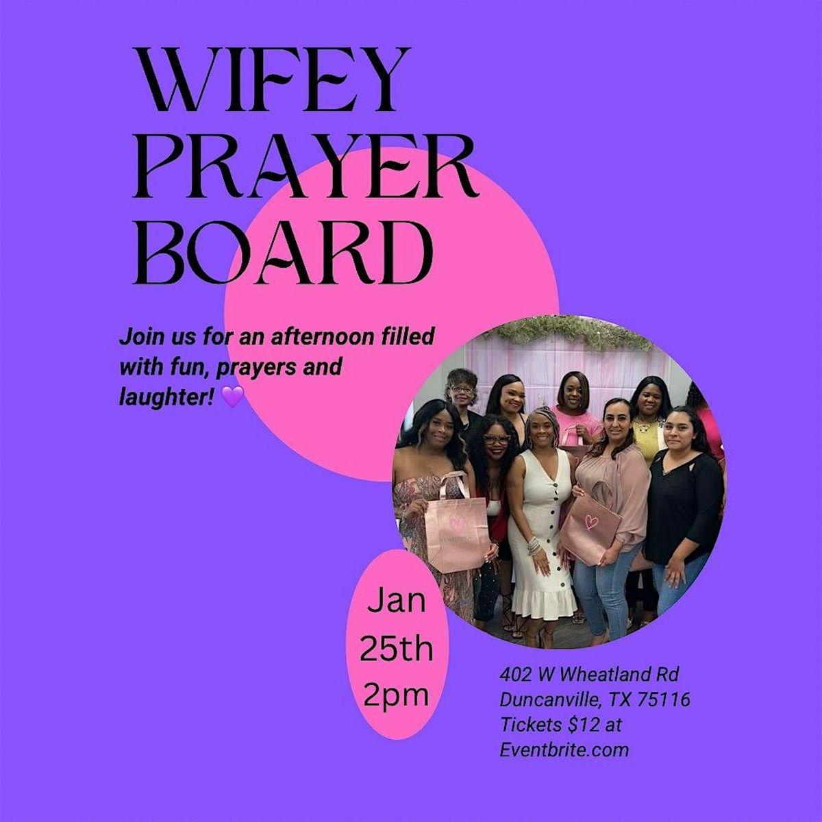 Wifey Prayer Board Gathering 2025