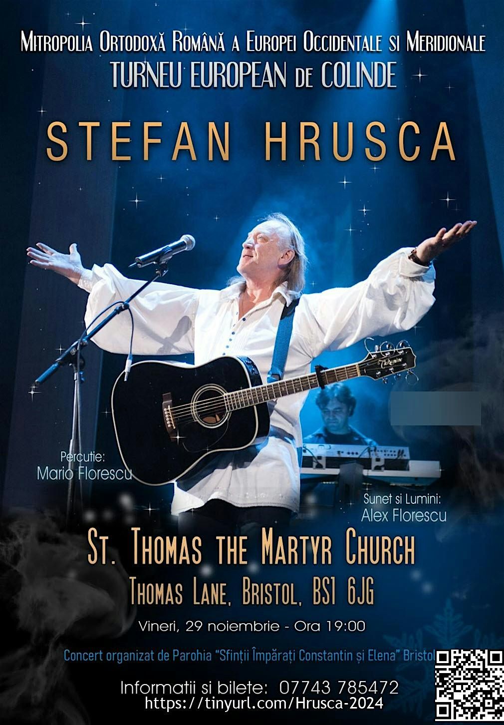 Concert Stefan Hrusca, Bristol 29 Noiembrie