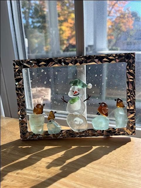 Holiday Themed Sea Glass Craft Class