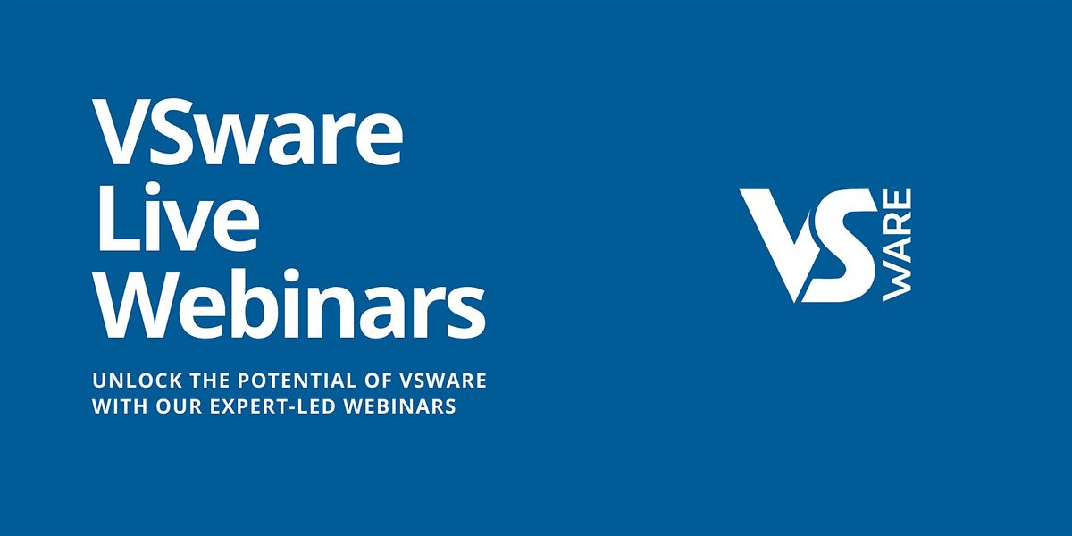 VSware Advanced: Part 1 - Nov 19th (\u20ac120 Ex. VAT)