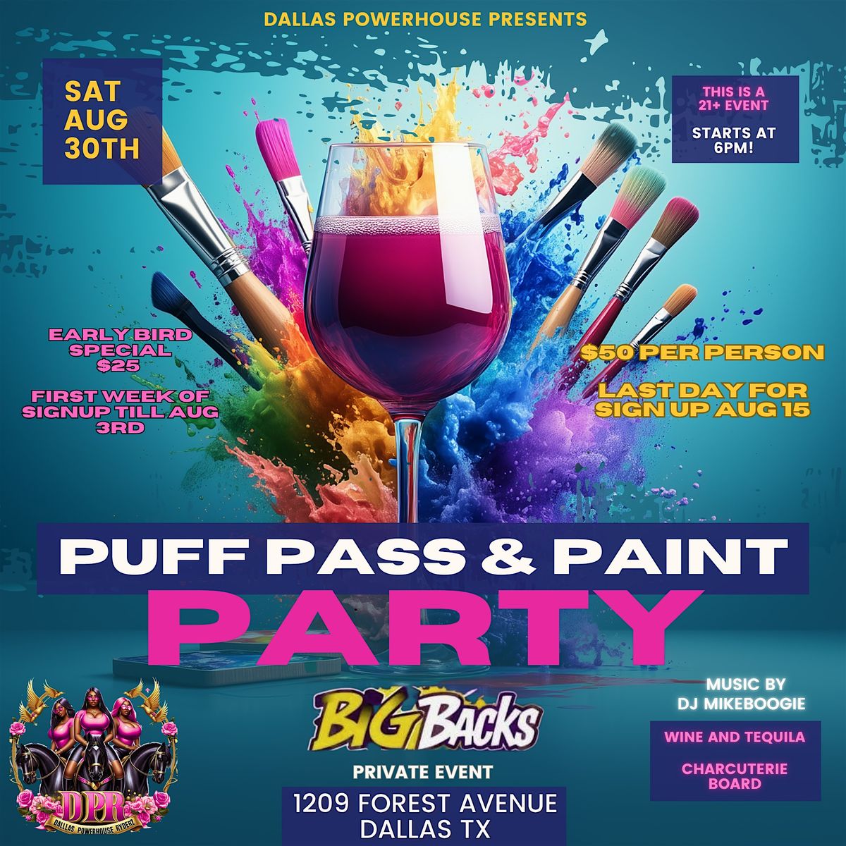 PUFF PASS AND PAINT