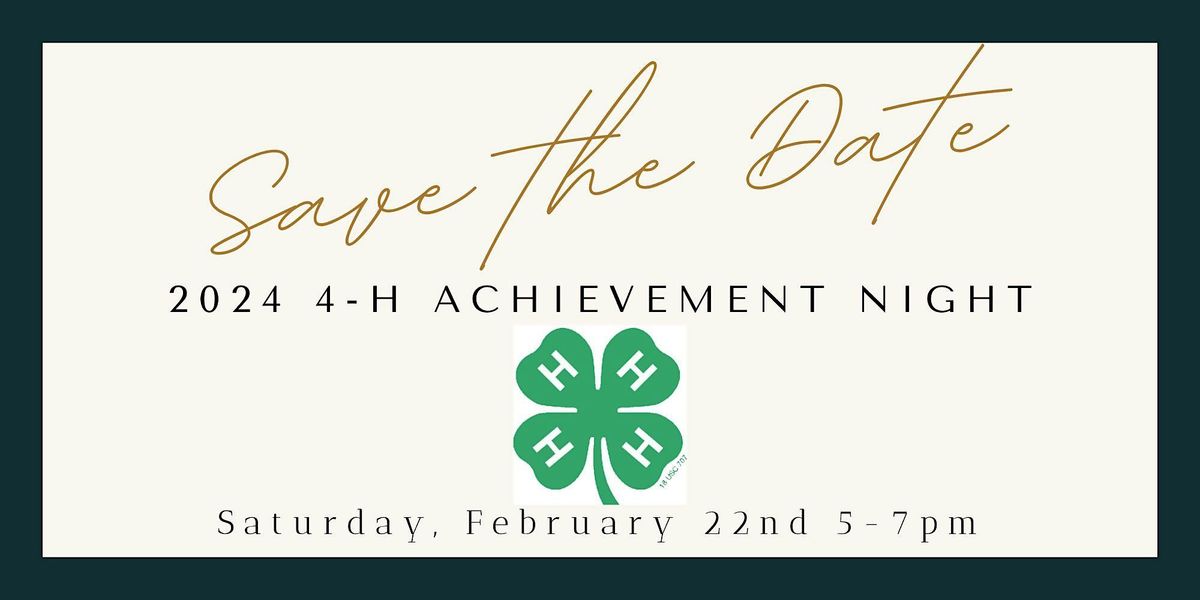 2024 Cabarrus County 4-H Achievement Night