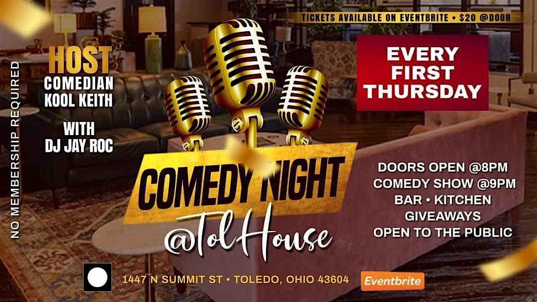 "Comedy Night @TolHouse" feat. Comedian Mike Bonner (12\/4\/25)