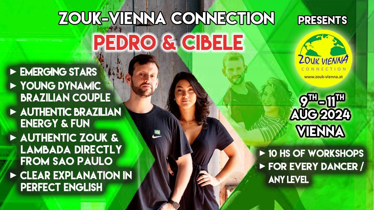 Pedro & Cibele - Zouk Weekender with some Lambada flavour | 9-11 Aug 2024 | Vienna