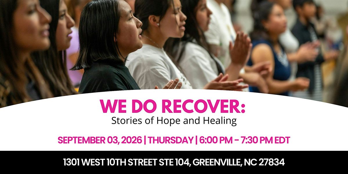 We Do Recover: Stories of Hope and Healing