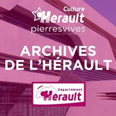 Archives d\u00e9partementales de l\u2019H\u00e9rault