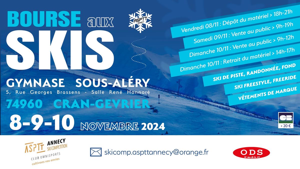 BOURSE AUX SKIS ASPTT ANNECY