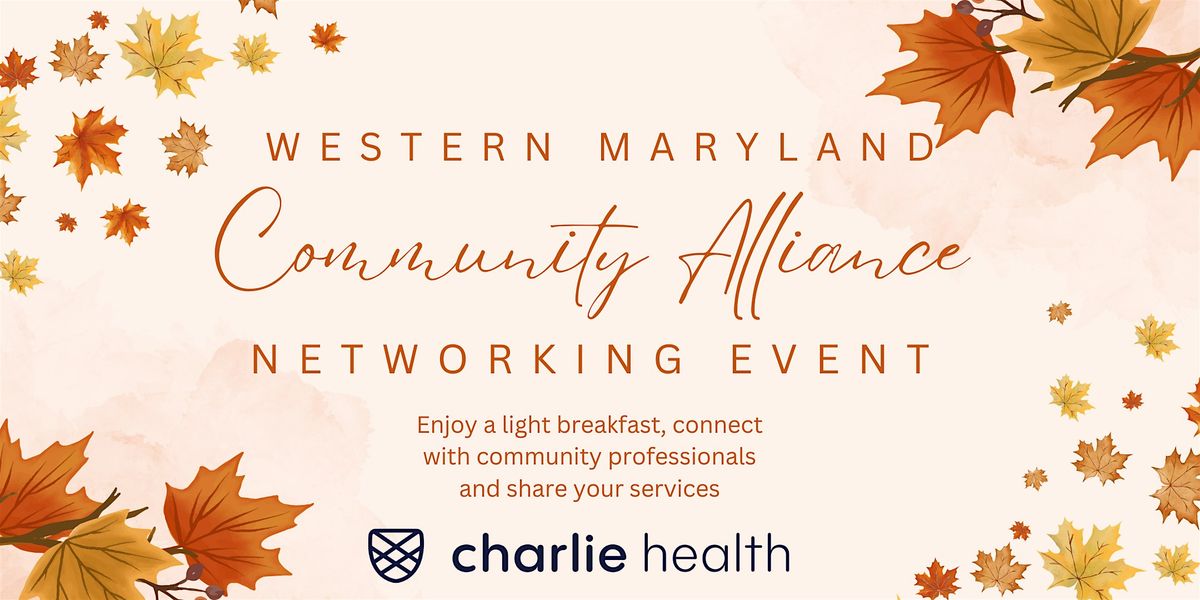 Western Maryland Community Alliance Networking Breakfast