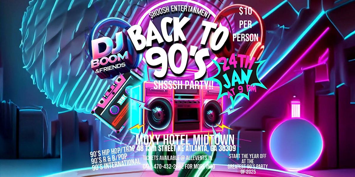 Back to the 90's Shoosh Silent Headphone Event