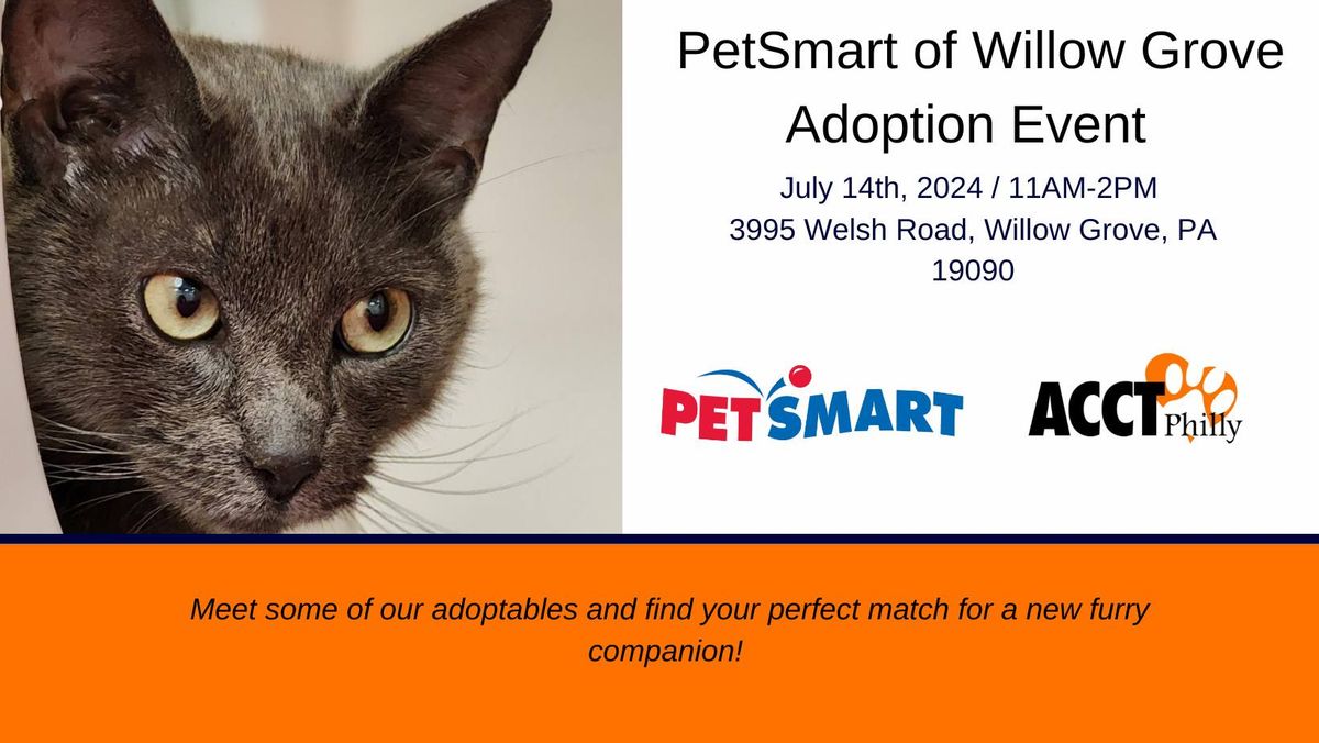 Willow Grove PetSmart Adoption Event 