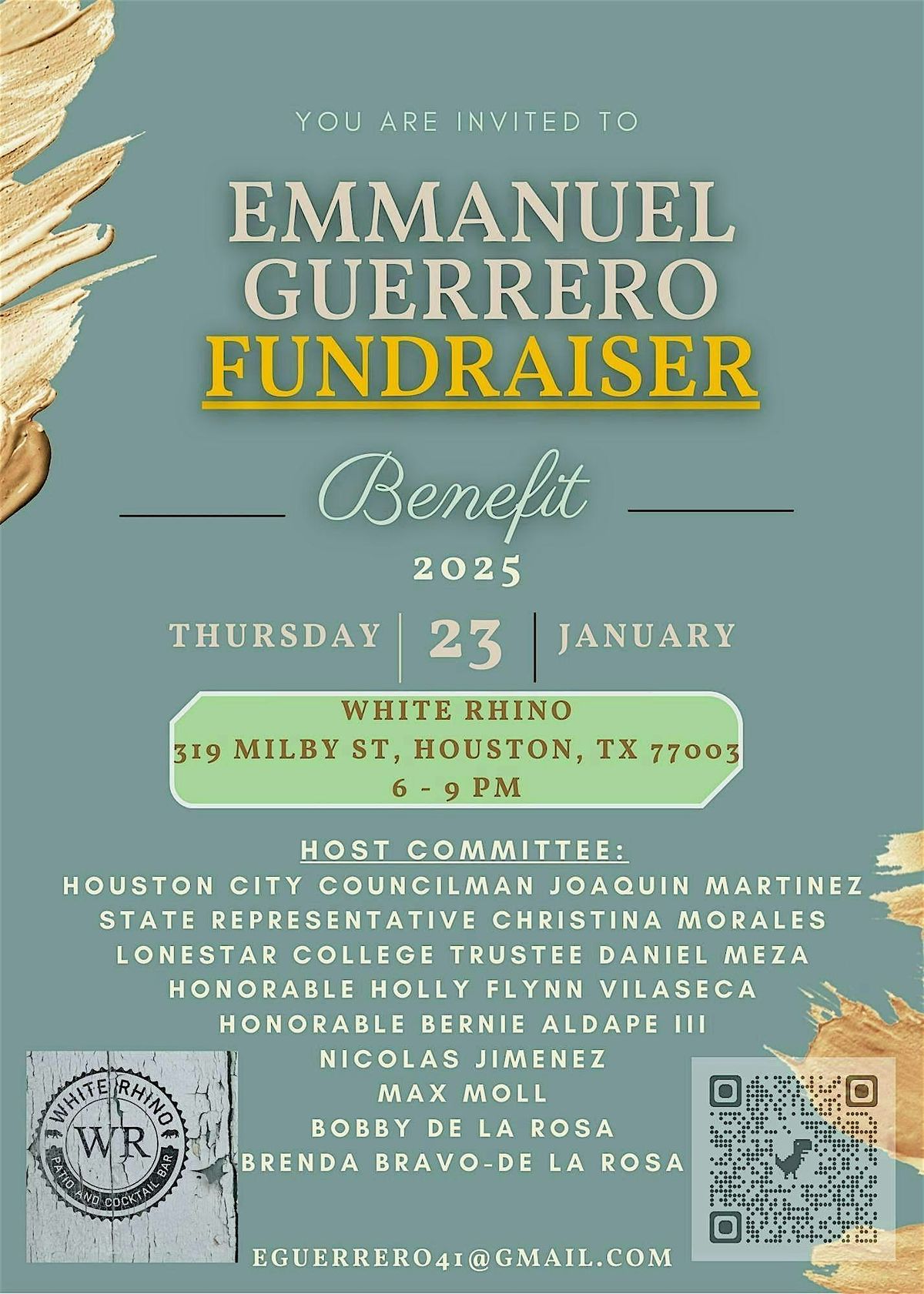 2025 Re-Election Fundraiser for Your Pasadena Councilman Emmanuel Guerrero