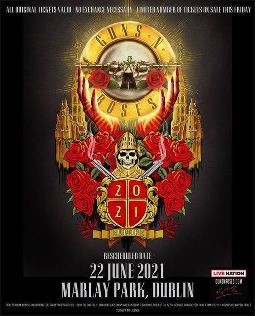 Guns N Roses Concert Travel Dublin
