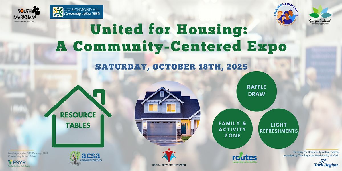 United for Housing:  A Community-Centered Expo
