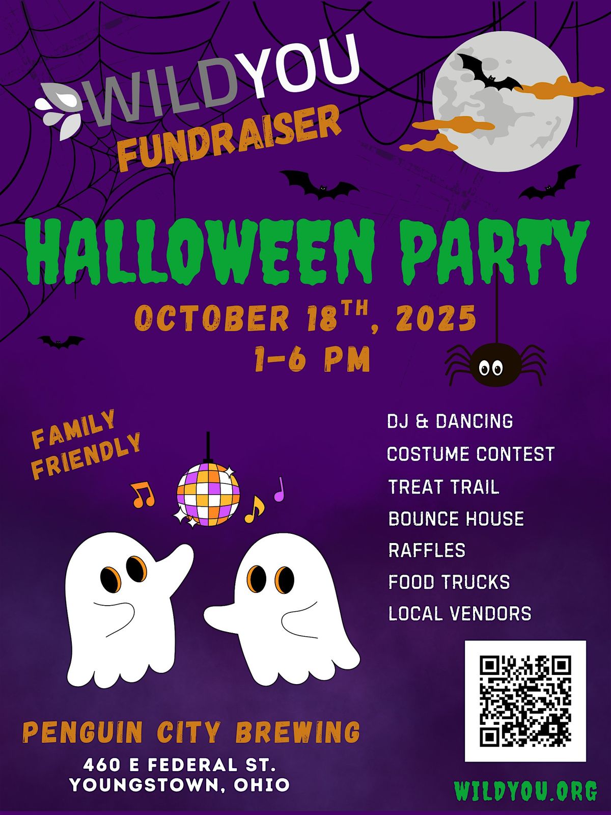 Halloween Party Fundraiser for Wild You @ Penguin City