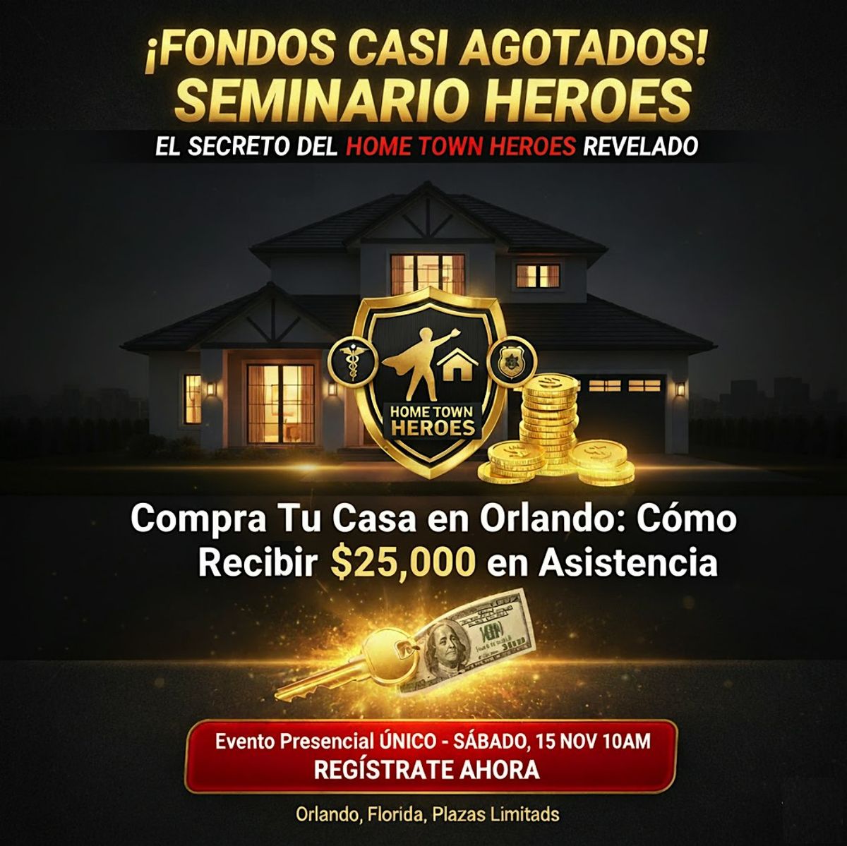 Seminario EN PERSONA para compradores de casa.