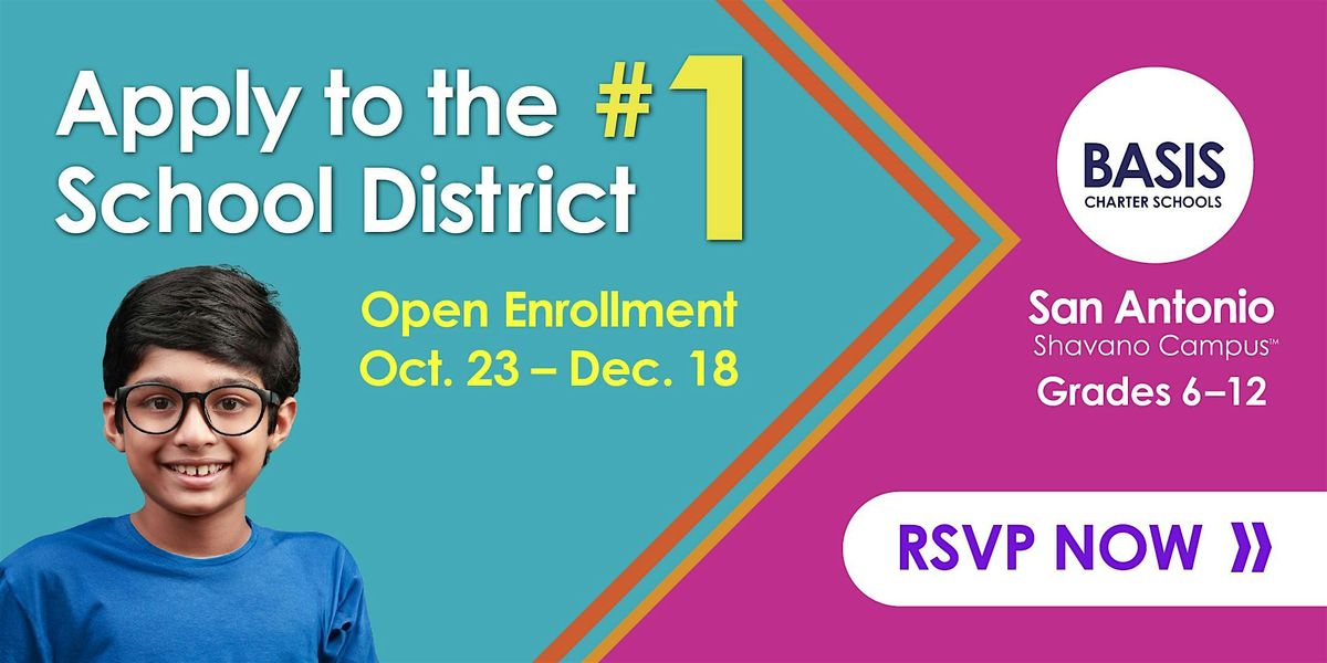 Open Enrollment Prospective Parent Info Session -BASIS San Antonio Shavano