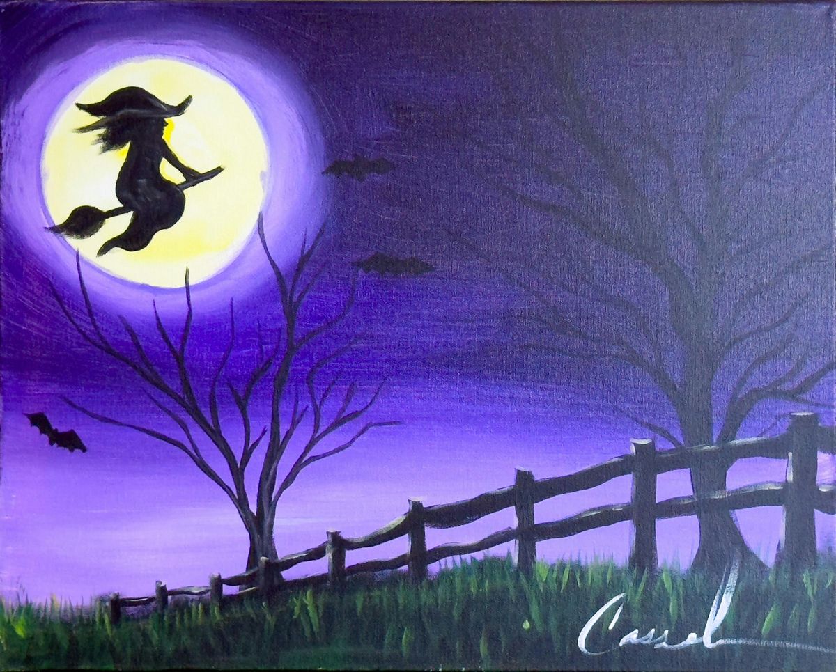 Toledo Paint and Sip Party - Witch Moon