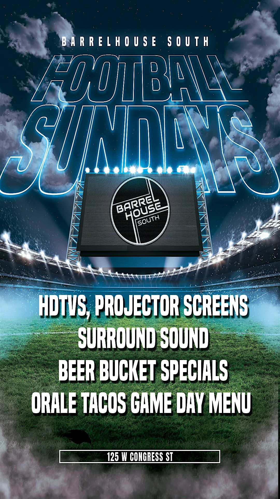 NFL Sundays @ Barrelhouse South