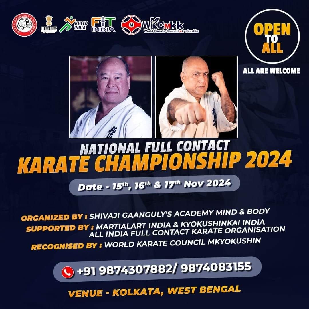 National Open Full Contact Karate championship 2024 (Mkyokushin cup)