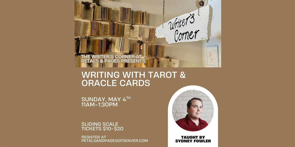 Writing with Tarot and Oracle Cards - A Writing Workshop at Petals ...