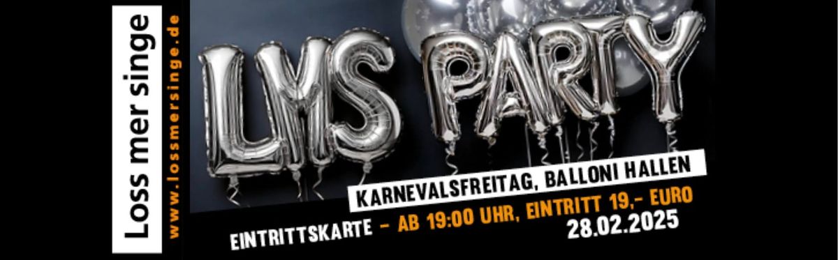 LMS-Party Karnevalsfreitag