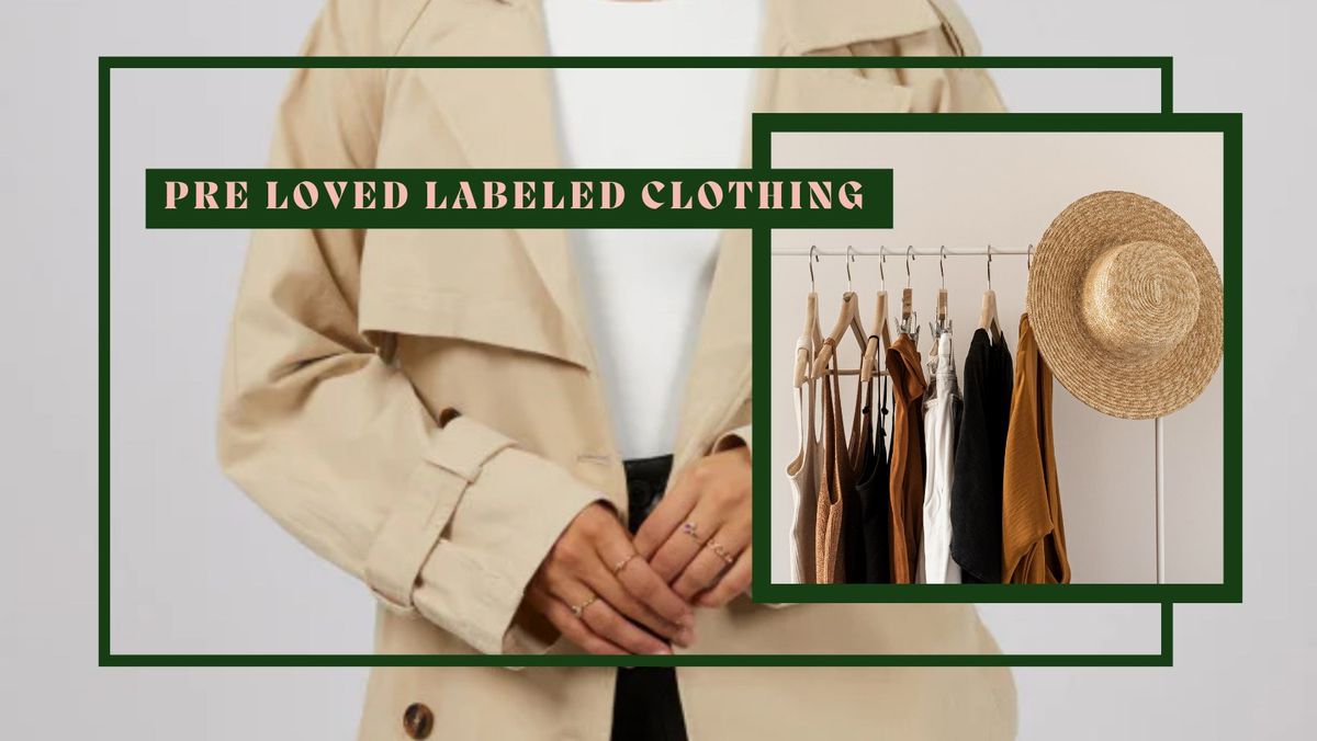 Preloved labeled clothing pop-up market