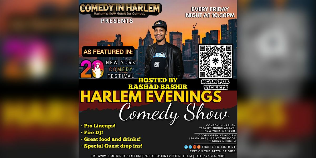 Comedy In Harlem Presents: Harlem Evenings Comedy Show