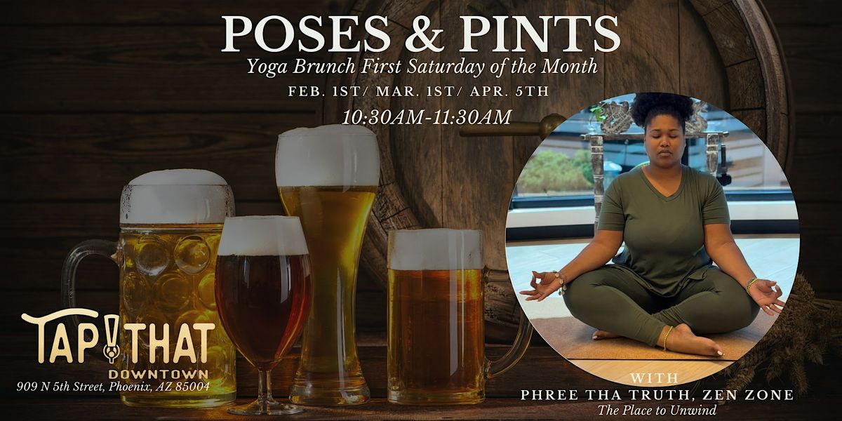 Poses and Pints Yoga Brunch