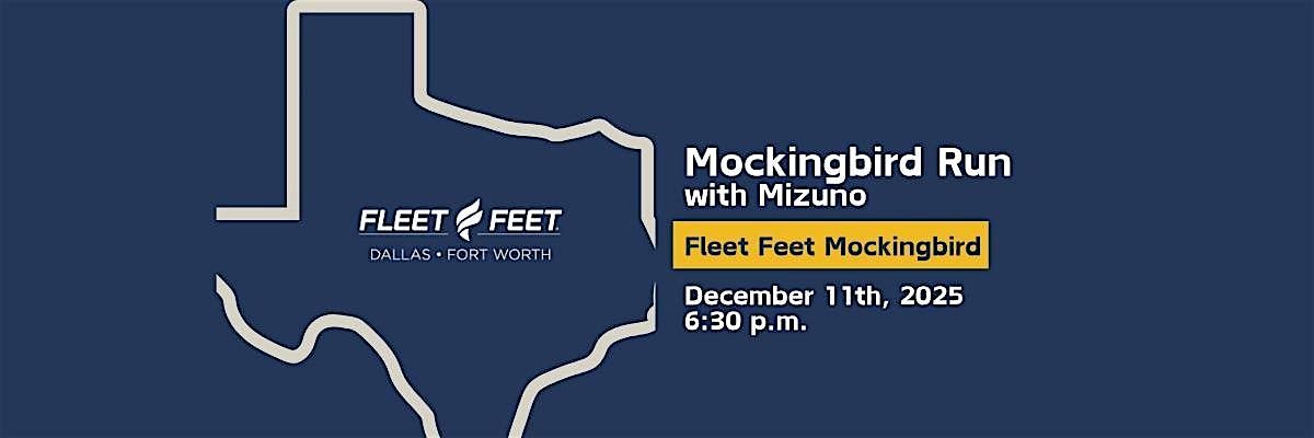 Mockingbird Run with Mizuno