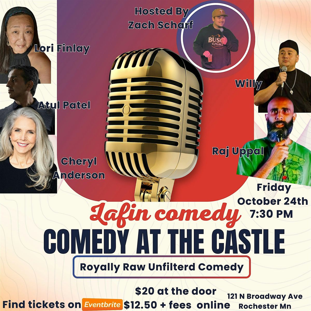 Royally Raw Comedy at The Castle