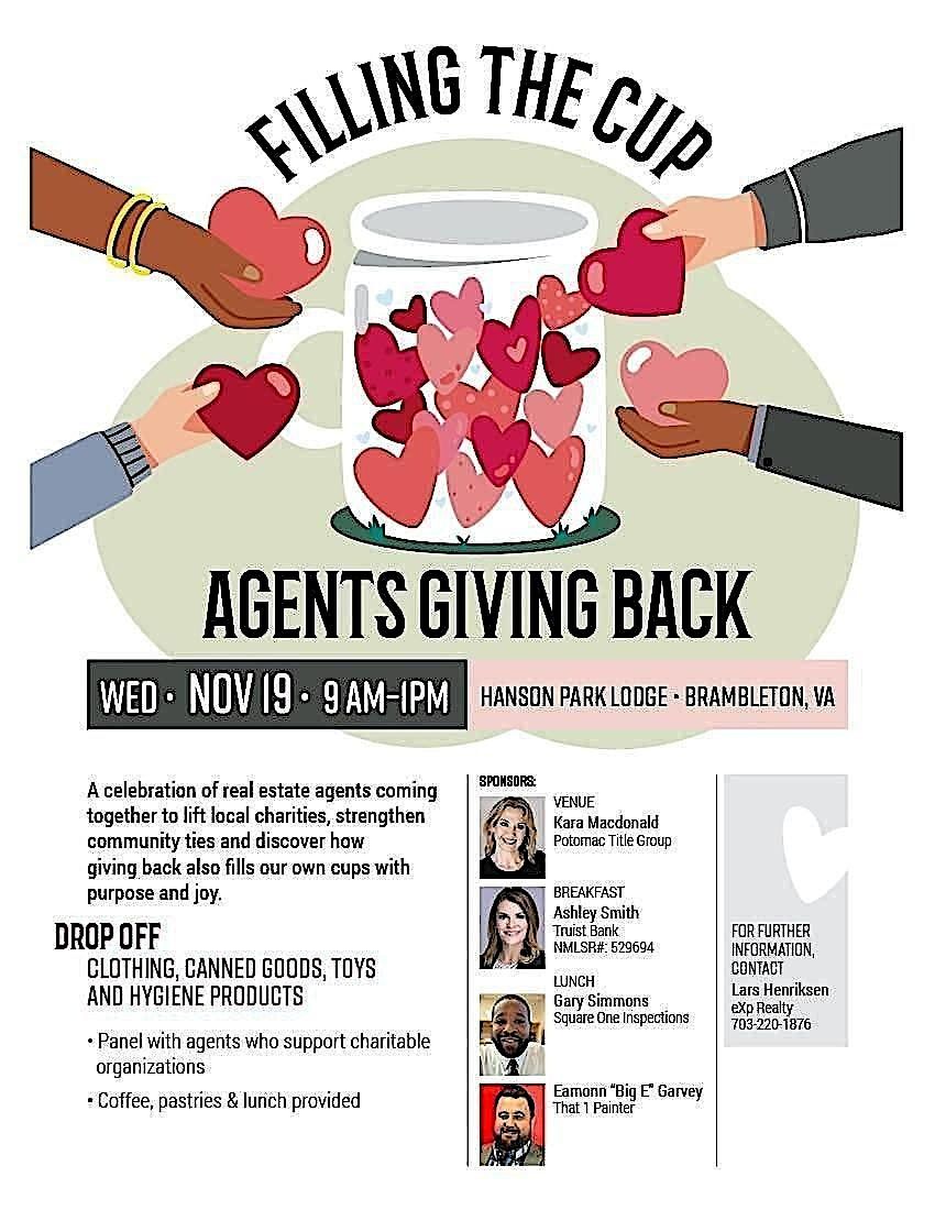 FILLING THE CUP - Agents Giving Back