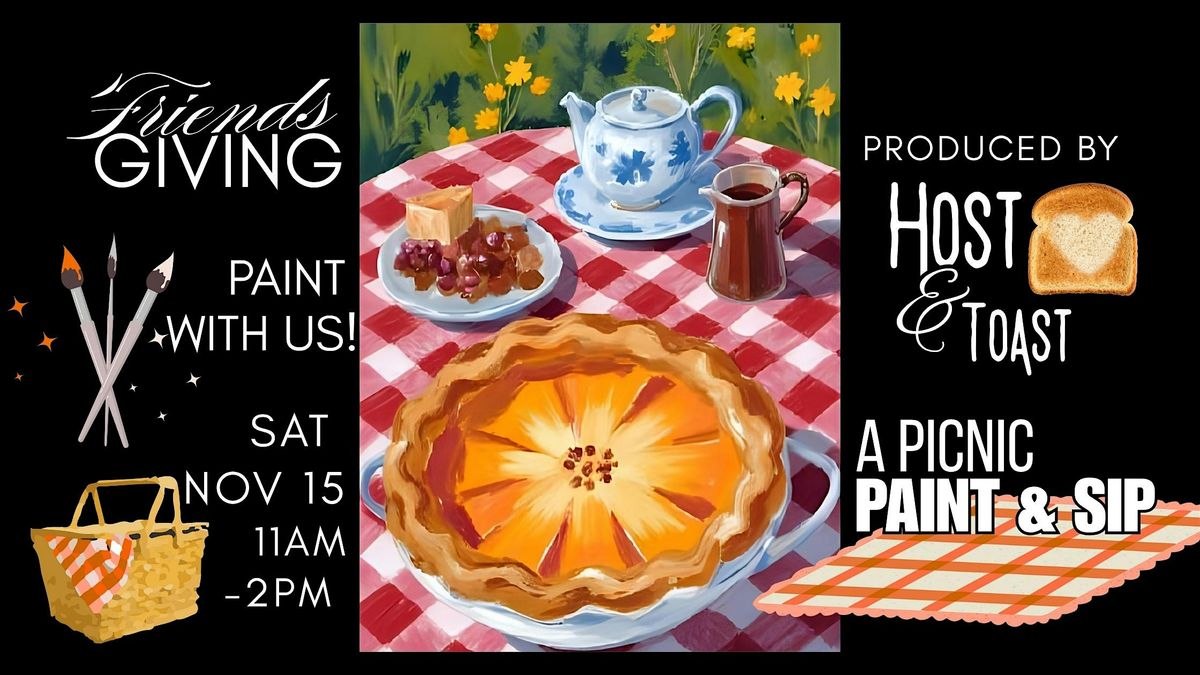 Picnic Paint and Sip Friendsgiving Edition