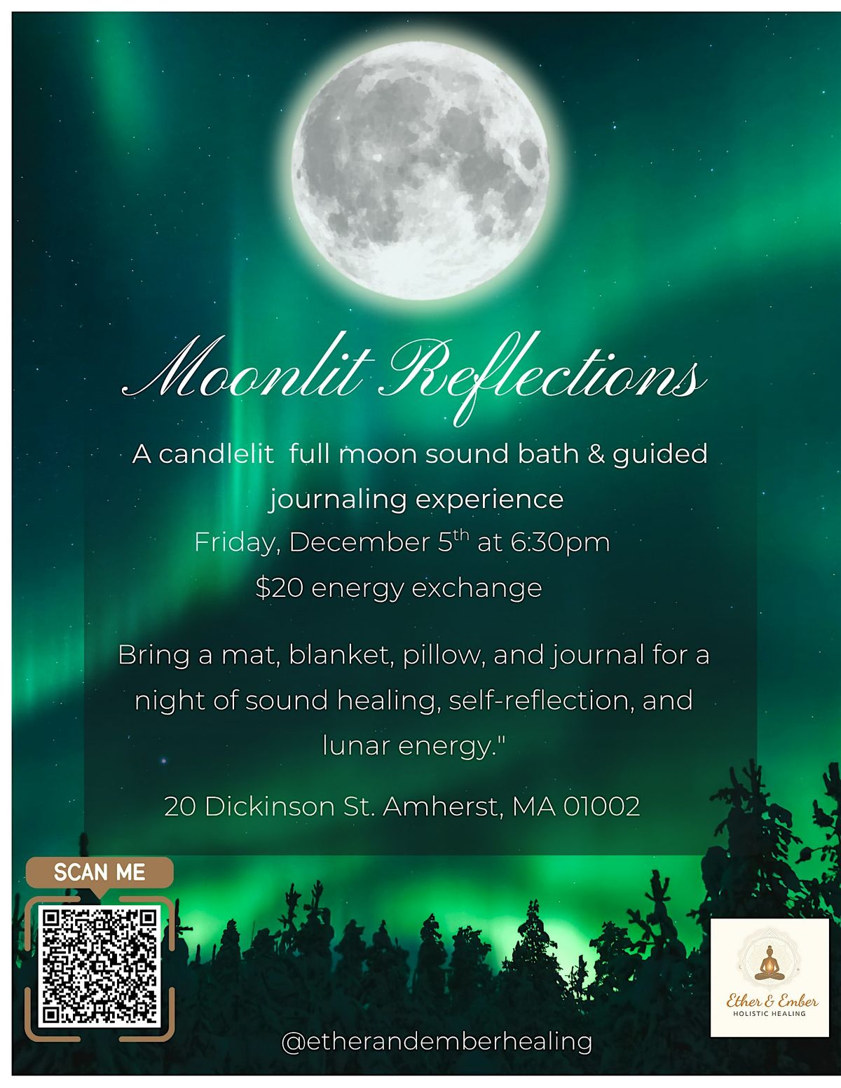 Moonlit Reflections: Full Moon Sound Bath & Guided Journaling