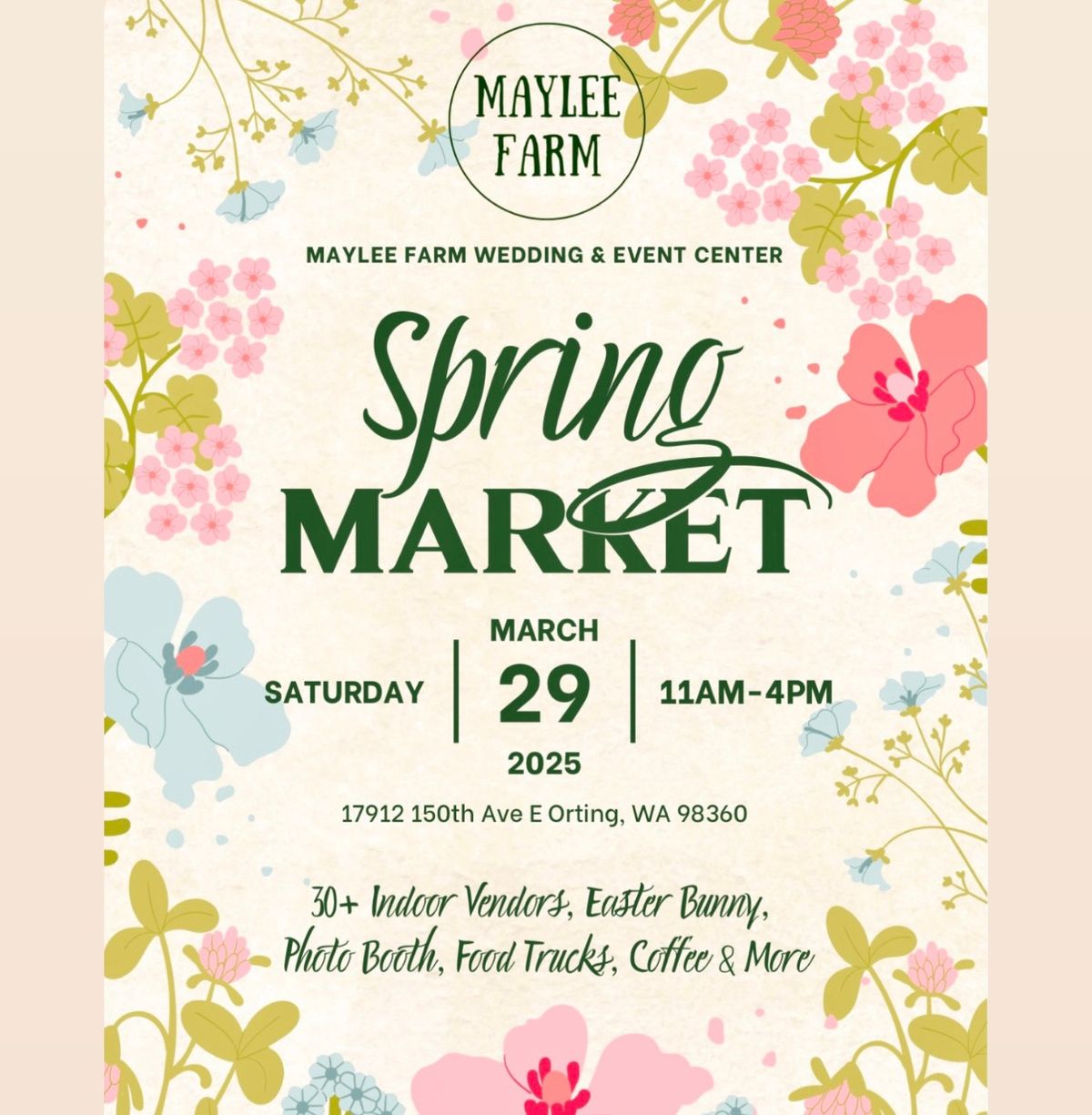 Spring Market at Maylee Farm \ud83d\udecd\ufe0f\ud83d\udc23