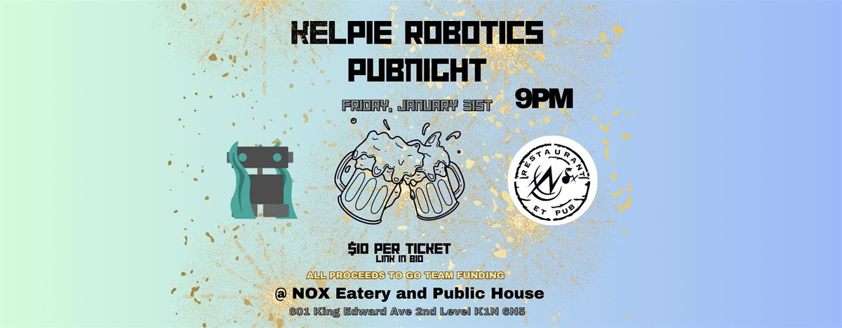 Kelpie Robotics Pub Night