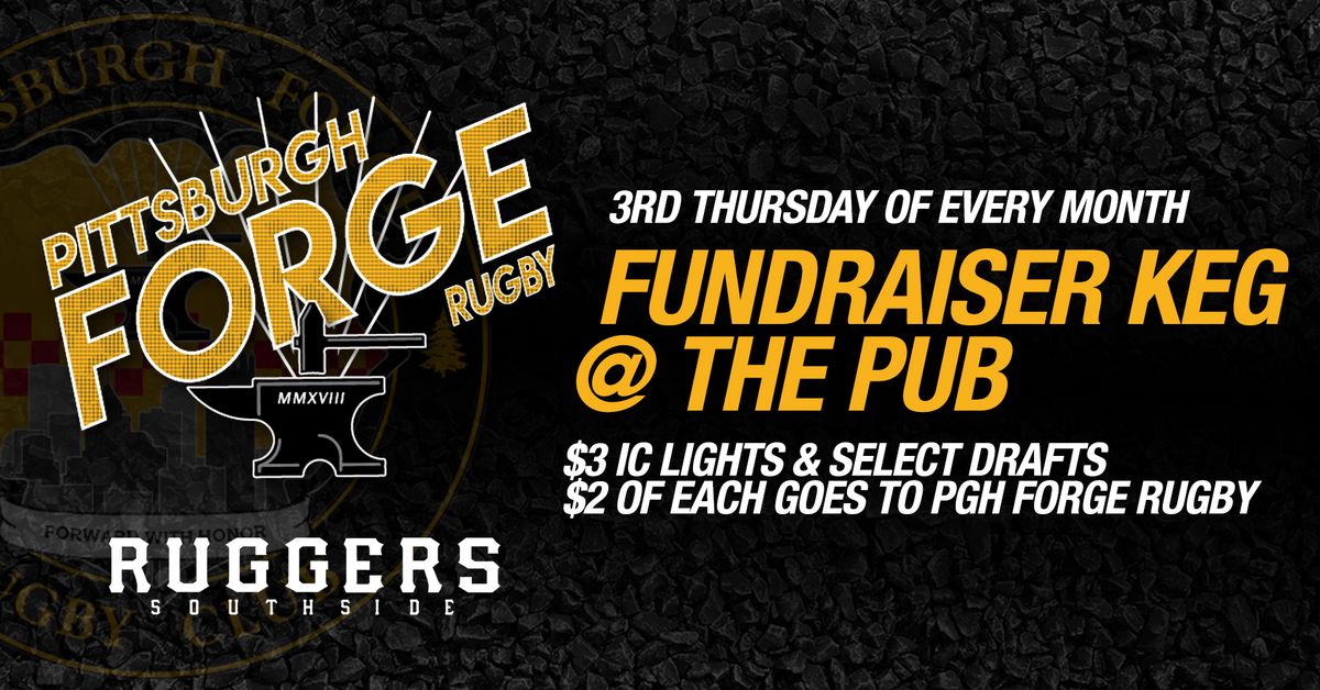 Fundraiser Keg for Pgh Forge @ Ruggers