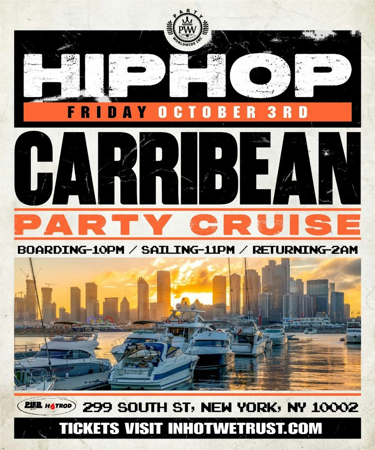 10\/2 Friday HipHop Caribbean Cruise NYC